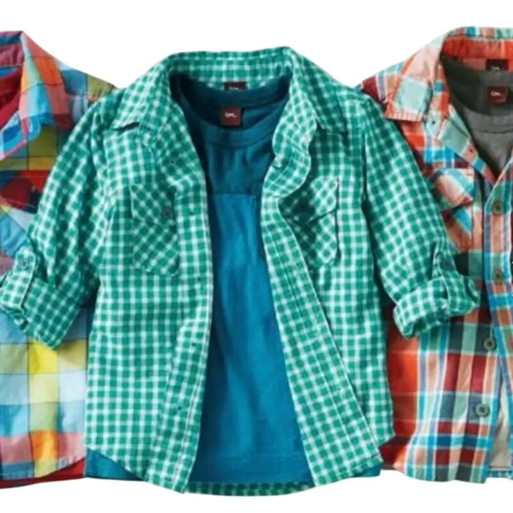 Tea Collection Tangier plaid shirt